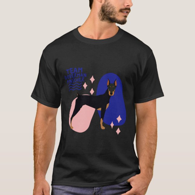 Camiseta Team Doberman Pinscher (Frente)