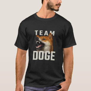 Camiseta Team Dogecoin - Memória Shiba Irritada Para Canin