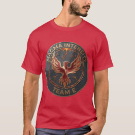 Camiseta Team E – MAGMA INTENSITY Emblem | Fiery Power 