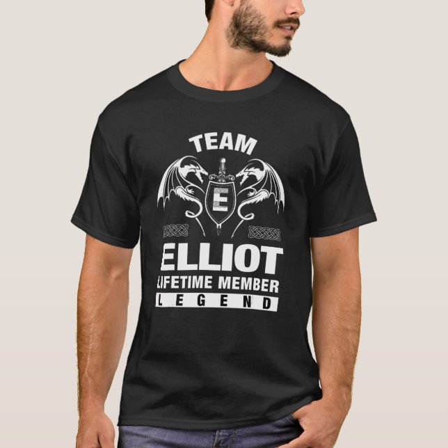 Camiseta Team Elliot Lifetime Member (Frente)