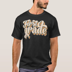 Camiseta Team First Grade Hello 1rua Garotos De Volta A Sch