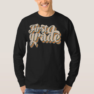 Camiseta Team First Grade Hello 1rua Garotos De Volta A Sch