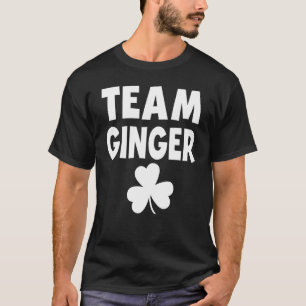 Camiseta Team Ginger Humor Bebendo irlandês F