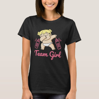 Camiseta Team Girl Gender Reveal Party Team Pink Baby Annou