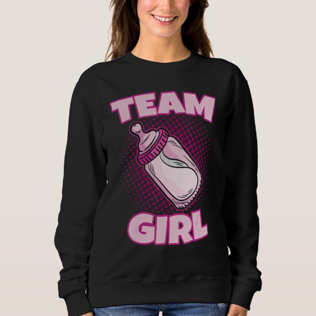 Camiseta Team Girl Gender Reveal Party Team Pink Baby Annou (Frente)