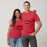 Camiseta Team Groom Shirt<br><div class="desc">Get ready to celebrate in style with this bold "Groom Crew" T-shirt – perfect for groomsmen, best man, and the entire groom's squad. Ideal for bachelor parties, wedding rehearsals, or the big day itself! Soft, comfy, and available in multiple colors and sizes. Whether you're coordinating outfits or just showing your...</div>