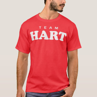 Camiseta Team Hart Personalized Surname Bride Groom Family 