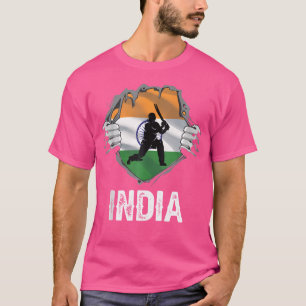 Camiseta Team India Cricket Jersey Indian Flag Wo Men Fan C