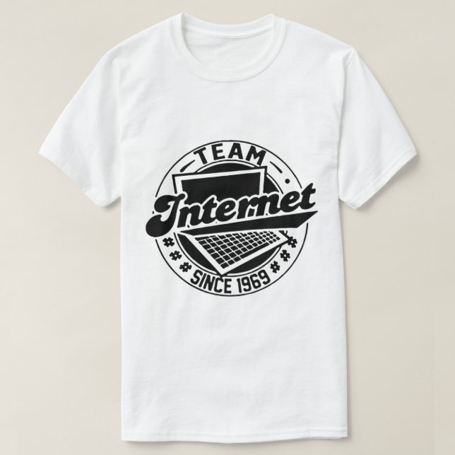 Camiseta Team Internet - Desde 1969 (Frente do Design)