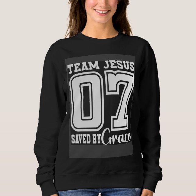 Camiseta Team Jesus 07 Saved By Grace (Frente)