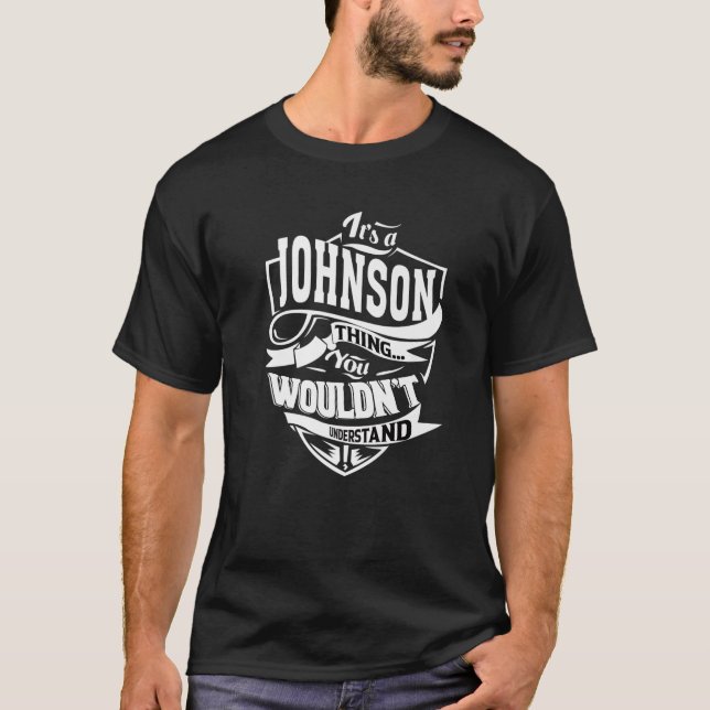 Camiseta Team JOHNSON Lifetime Member Gifts (Frente)