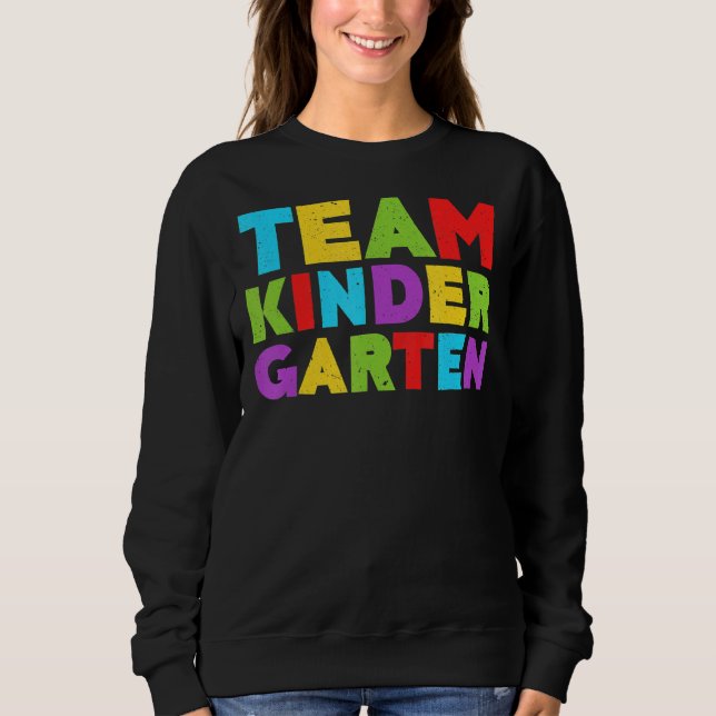 Camiseta Team Kindergarten T- De Volta À Escola (Frente)