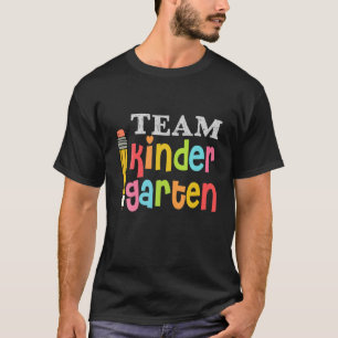 Camiseta Team Kindergarten Teacher Student Kids Back To Sch