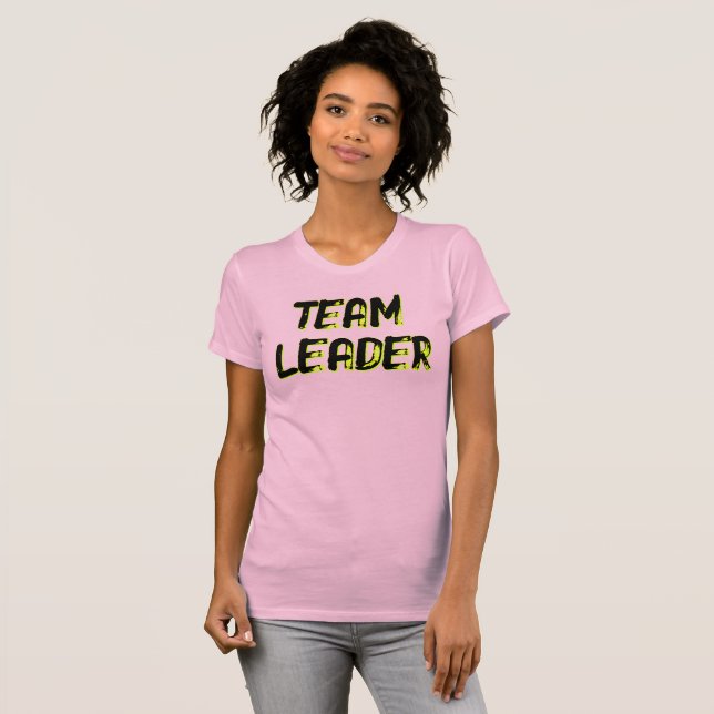 Camiseta TEAM LEADER - (front AND back) (Frente Completa)