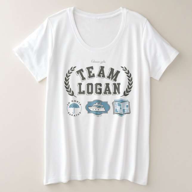 Camiseta Team Logan Gilmore Girls Design (Frente do Design)