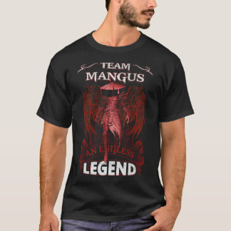 Camiseta Team MANGUS - Uma LEGENDA Sem Fim