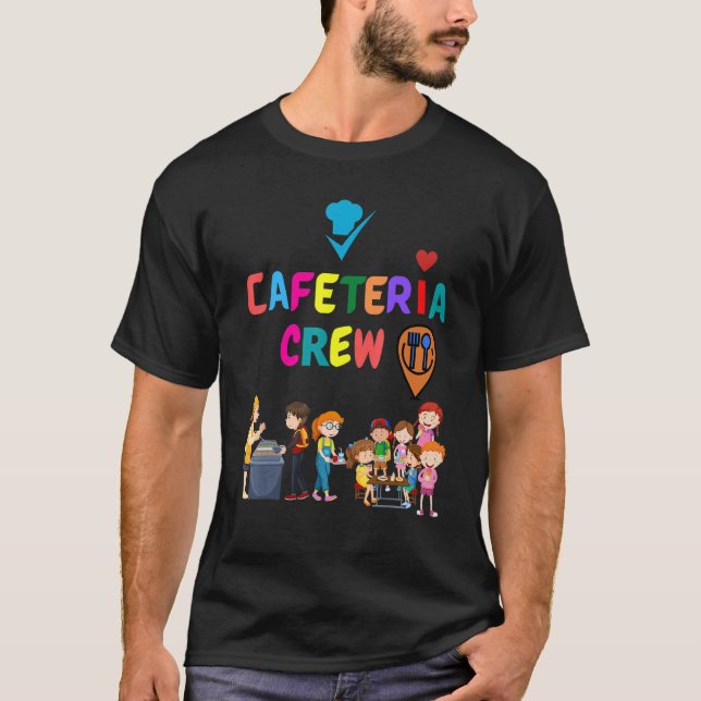 Camiseta Team Matetive Cafeteria Squad Worker School L (Frente)
