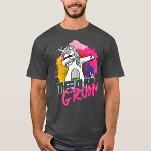 Camiseta TEAM NOIVO - Homens Festa de Despedida de Solteiro