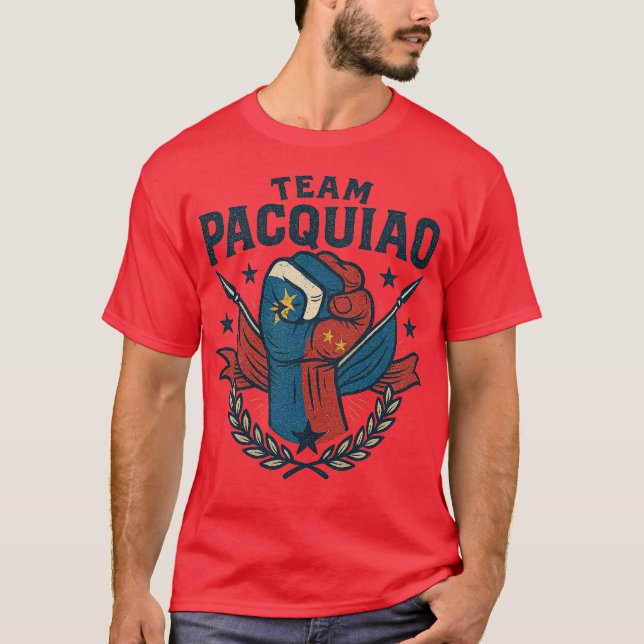 CAMISETA TEAM PACQUIAO (Frente)