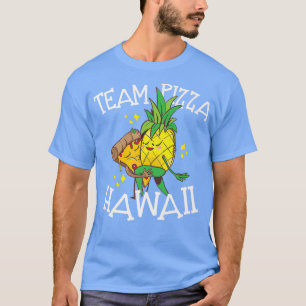 Camiseta Team Pizza Hawaii Pineapple e Pizza Graphic