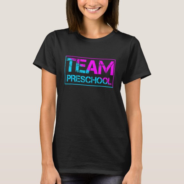 Camiseta Team PreSchool Back To School (Frente)