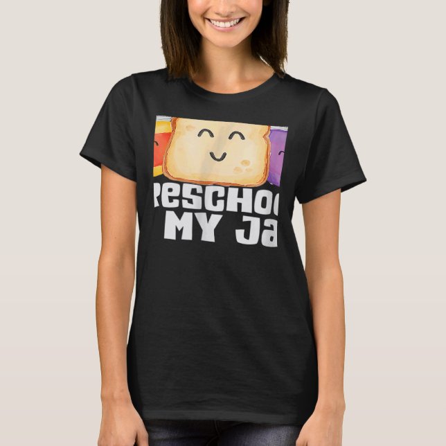 Camiseta Team Preschool Is My Jam Rainbow Pre K Teacher Stu (Frente)