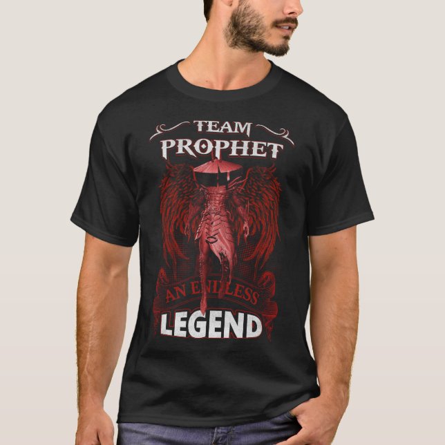 Camiseta Team PROPHET - Uma LENDA Sem Fim (Frente)