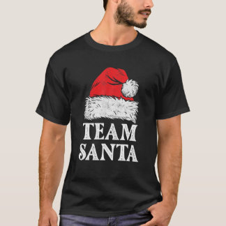 Camiseta Team Santa Christmas Family Matching Pajamas For K