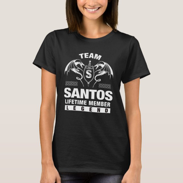 Camiseta Team Santos Lifetime Member (Frente)