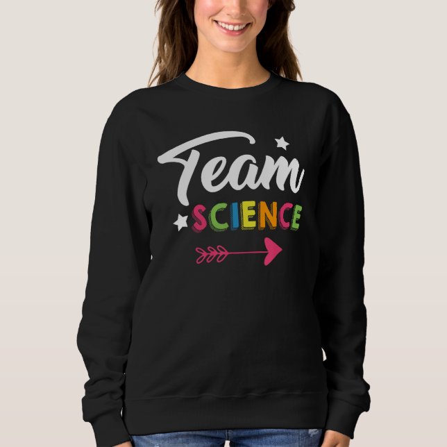 Camiseta Team Science Nerd Geek School Boy Girl Classroom C (Frente)