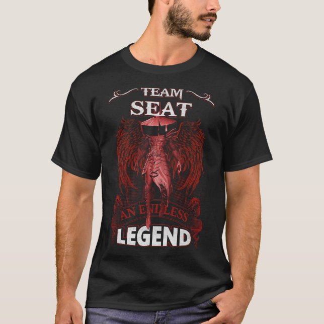 Camiseta Team SEAT - Uma LEGENDA Sem Fim (Frente)