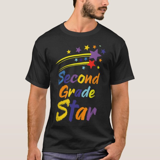 Camiseta Team Second 2nd Grade Back To School Student Teach (Frente)