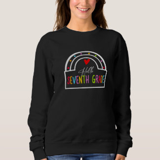 Camiseta Team Seventh Grade Squad Back To School Rainbow Ki
