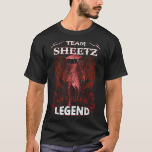 Camiseta Team SHEETZ - Uma LENDA Sem Fim