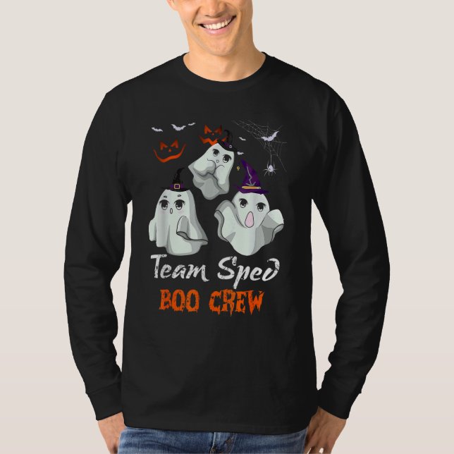 Camiseta Team SPED Boo Crew Halloween Ghost SPED Special Ed (Frente)