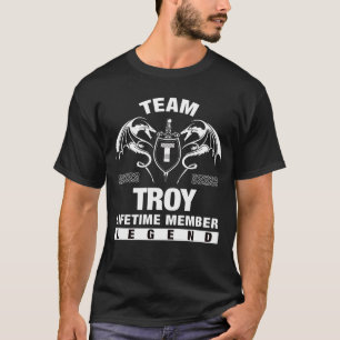 Camiseta Team TROY - Membro da vida