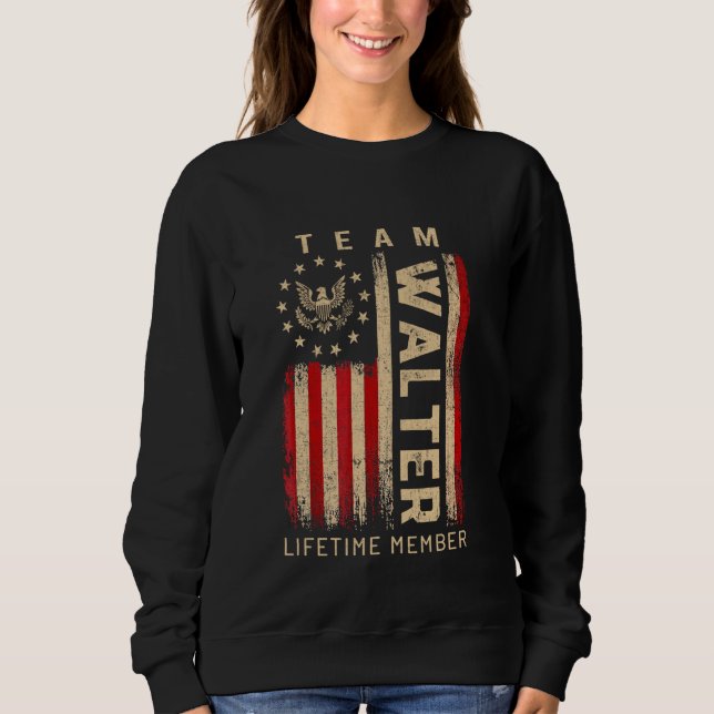 Camiseta Team WALTER Lifetime Member American Flag (Frente)