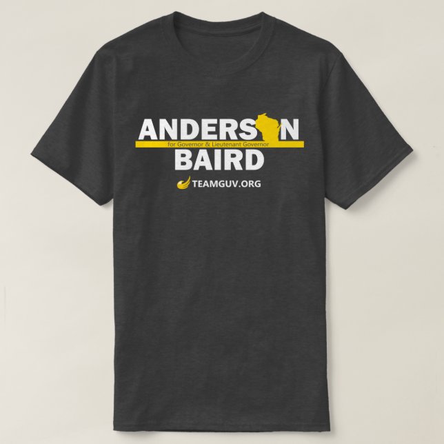 Camiseta TeamGuv - Anderson/Baird (Frente do Design)