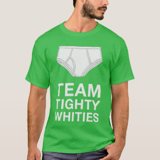 Camiseta Teamighty Whities for Men Funny White Briefs Retro