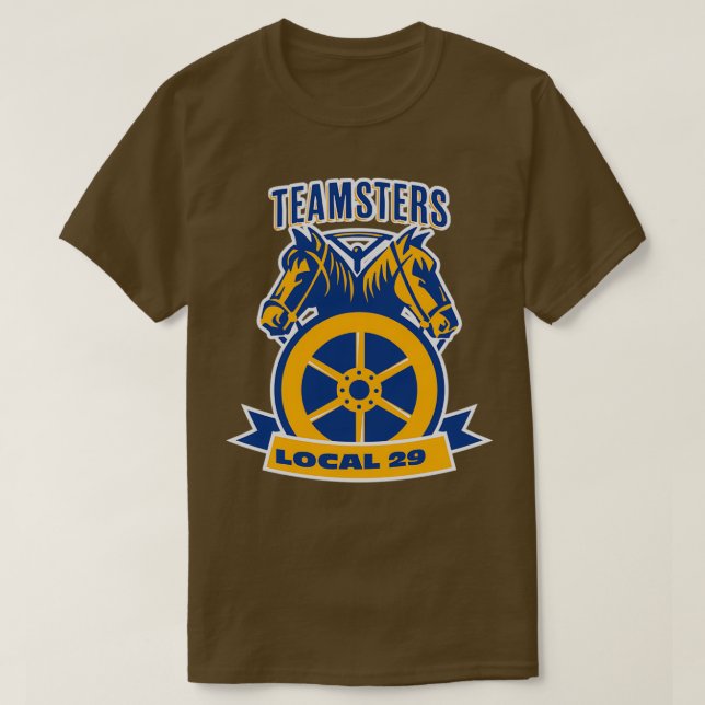 Camiseta Teamsters Local 29 Gifts Teamster driver fathers d (Frente do Design)