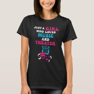 Camiseta Teatro Apenas uma Garota que Ama Teatro