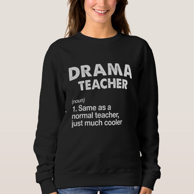 Camiseta Teatro Ator de Definição de Professores Atuante (Frente)