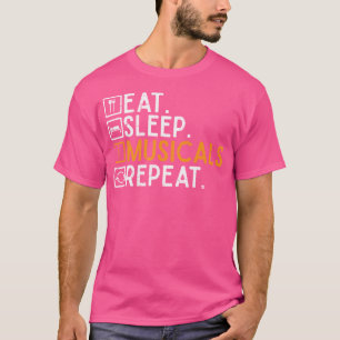 Camiseta Teatro Broadway Presente Coma Musicais Do Sono Rep