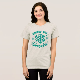 Camiseta Teatro de apoio para o Dia da Neve - Celebre o inv