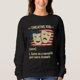 Camiseta Teatro de Atores de Definição de Crianças de Teatr