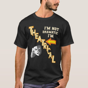 Camiseta Teatro de Atrizes Teatral de Teatro de Ator