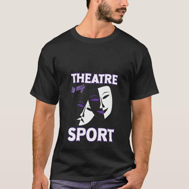 Camiseta Teatro De Mulheres É Meu Esporte Engraçado Teatro  (Frente)