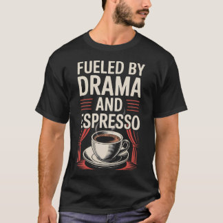 Camiseta Teatro Divertido Alimentado Por Ator Tespião De E