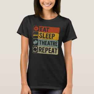 Camiseta Teatro do Sono Repetir Retro 60s 70s Teatro 1