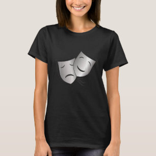 Camiseta Teatro Drama Máscara Comédia e Tragédia 2